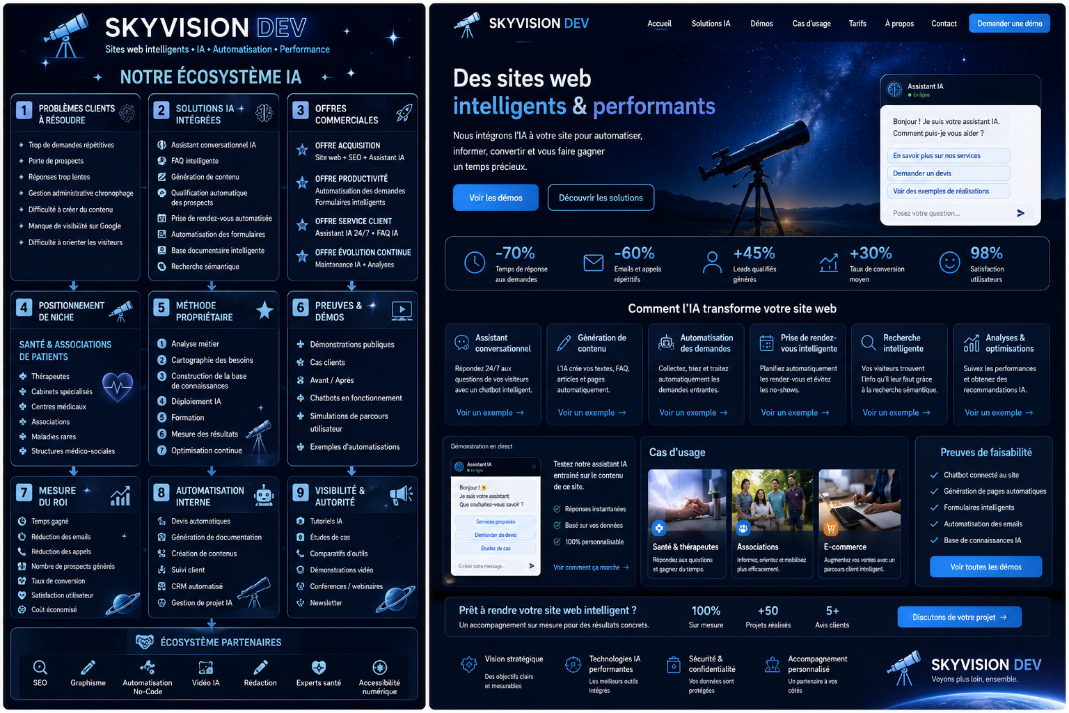 Présentation de la philosophie Skyvision Dev